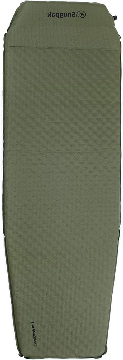 Kampeer matras - Slaapmat - Buiten slapen - Zelfopblazend - 195 cm - Olijfgroen