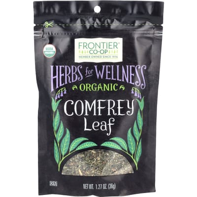 Frontier Co-Op, Organic Comfrey Leaf, 36G(1.27Oz) gray