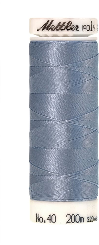 Mettler borduurgaren - Blauw - Nr 3652 - Polysheen - 200 meter