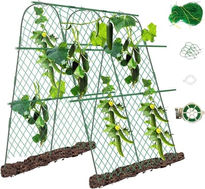 Klimrek Planten - Plantensteunen voor Klimplanten - Wandrek voor Buiten - Groen