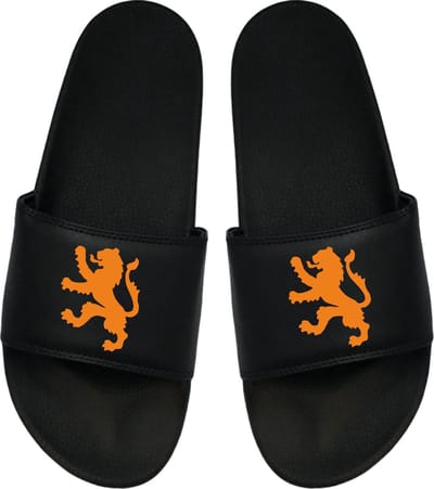 Cadeau Sint - Cadeau Kerst - Leeuw - Nederlands Elftal - Oranje - EK - WK- Badslippers - Cadeau Badslippers 38