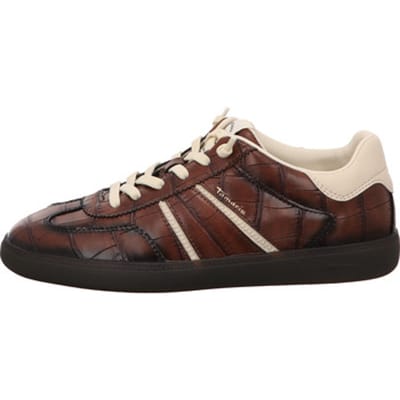 Tamaris damessneaker 1-23631-47-31Z veterschoenen voor dames, bruin