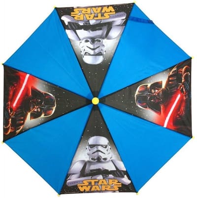 "Disney Star Wars Paraplu - Automatisch - 46 cm - Blauw - Jongensparaplu - Superhelden Thema"