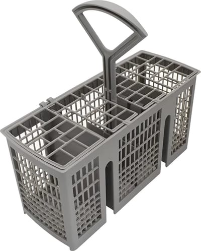 Vaatwassermand - Bestekmand Vaatwasser - Vaat Reinigen - Met Afneembaar Handvat - 22 cm x 9 cm x 11.5 cm