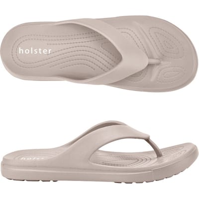 Holster Holster Offshore - Unisex Teenslippers - Vegan EVA Schuim Slippers - Podologisch Goedgekeurd - Zand BRUIN - Maat 42