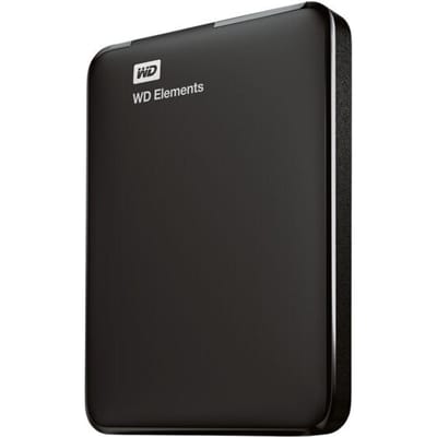 WD Elements 1 TB Externe harde schijf (2,5 inch) USB-A 3.2 Gen 1 Zwart WDBUZG0010BBK-WESN