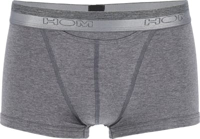 HOM HO1 boxer briefs (1-pack) - heren boxer kort met horizontale gulp - antraciet - Maat: XXL