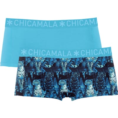 Chicamala – Boxershort Meisjes – 2 Pack – Normale Lengte – Onderbroek Meisjes – Kinderkleding – Meisjes Ondergoed – 95% Katoen – Meisjeskleding