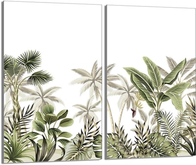 TMK ArtDeko - Snijplank Glas - 30x52cm - Liść Motief - Multifunctioneel