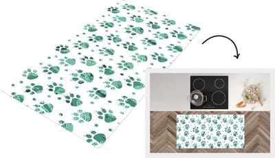 Keukenloper - Loper keuken - Patroon - Huisdieren - Hond - Dier - 120x60 cm - Keukenloper vinyl