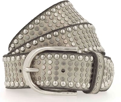 b.belt Leren Riem Riva Colour Leather Belt W100 Vanille Crème