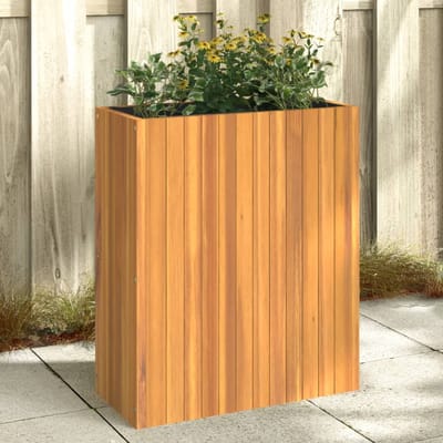 vidaXL - Plantenbak - 59x27,5x70 - cm - massief - acaciahout