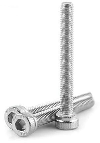 Dailygoods- Inbusdoppen 100 stuks - Zeskantkop - Roestvrij staal 304