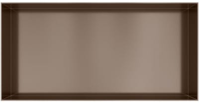 Hotbath &More Inbouwnis - 30 x 60 x 10 cm - Frameless - Tuscan Bronze