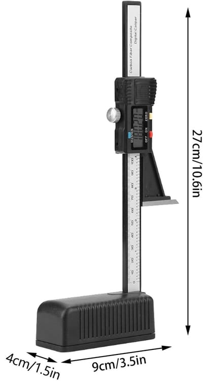 Dailygoods- Hoogtemeter Digitale Precisie - Dieptemeter - Magnetische Voet - Compact - Lichtgewicht - 0-150 mm Meetbereik