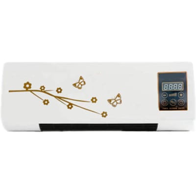 Chauffage Mural Télécommande Affichage Numérique avec Porte-Vêtements Chauffage Mural Air white