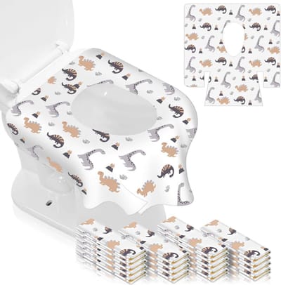 Verkrijgbaar: Wegwerp Toiletbril Covers 40 Stuks Extra Groot voor Peuters, Ideaal voor Potty Training, Openbare Toiletten en Reizen