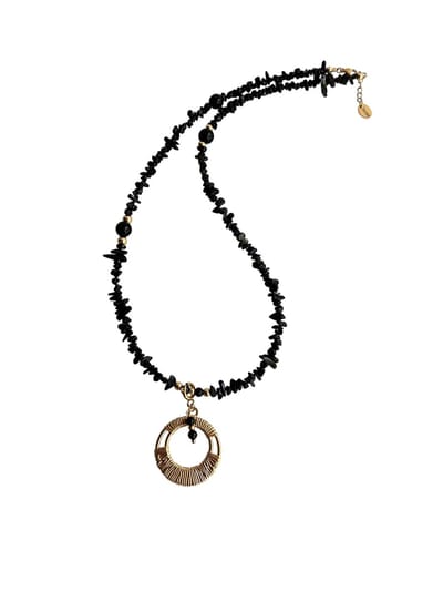 FlowJewels - ketting - armband - natuursteen - hanger - stainless steel