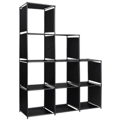 vidaXL - Opbergkast - trapvormig - 130x45x170 - cm - stof