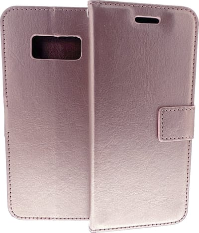 Bookcase Geschikt voor: Samsung Galaxy S8 - Rose Goud - portemonnee hoesje