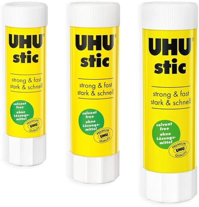Lijmstift Set (3-Pack) Oplosmiddelvrij en Krasvrij