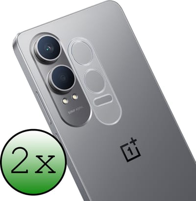 Camera Lens Protector - 2 Stuks Geschikt voor OnePlus Nord CE 4 Lite - Camera Screenprotector Beschermglas - Gehard Glas - Tempered Glass - Screen Protector