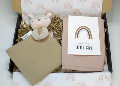 Brievenbuscadeau Nala - cadeau baby meisje - knuffeldoek - cadeau zwangerschap