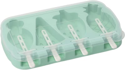 Funktion IJslollyvorm voor 4 stuks 26,5 x 15 x 3 cm Blauw/Turquoise