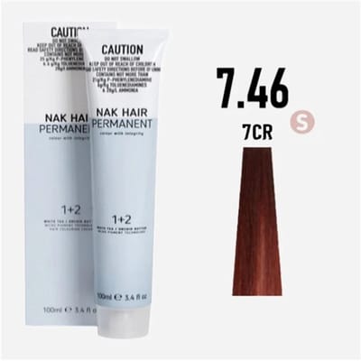 Nak Permanent Hair Colour 7.46 100ml