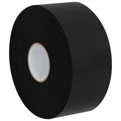 vidaXL - Kunstgrasband - zelfklevend - Zwart - 20 - x - 0,05 - cm - Niet-geweven - stof