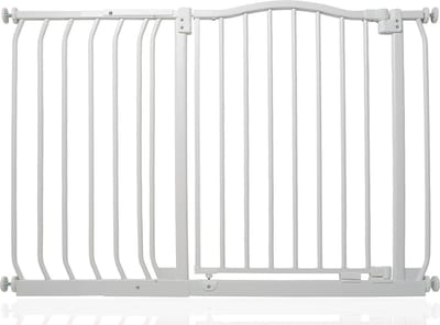 Safetots Klemhekje met Gebogen Bovenkant, 107cm - 116cm, Mat Wit