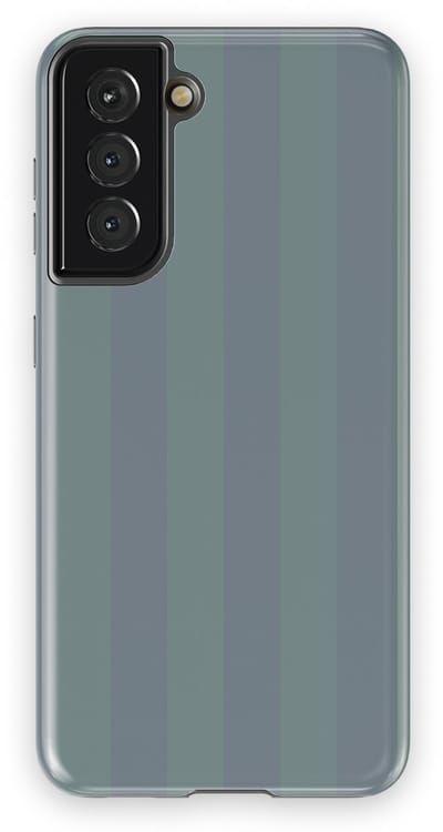 DripCase Gestreept Hoesje Samsung Galaxy S21 | Backcover met Mag | Stripes Motief | Trendy Case Samsung Galaxy S21 met Strepen Blue Mojito