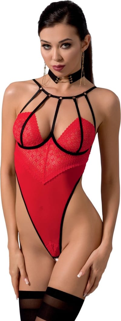 Obsessive Korset & String - Erotische Lingerieset - Maat S/M - Zwart