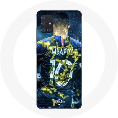 Coque - Maniacase - Samsung Galaxy A51 - Kylian Mbappé - Souple - Protection synthétique