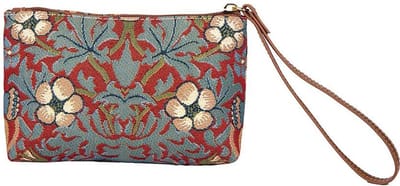 Polstasje - portemonnee – Strawberry Thief Red – William Morris