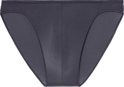 HOM Plumes micro briefs (1-pack) - heren micro slip microfiber - antraciet grijs