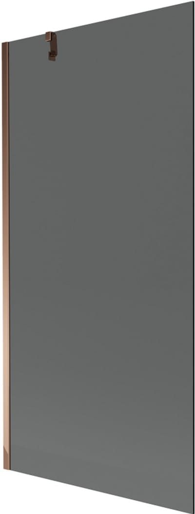 Mexen Next badwandpaneel 1-delig 90 x 150 , grafiet, rosegoud - 895-090-000-00-40-60