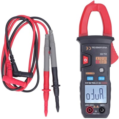 Digitale Stroomtang - Multimeter Klem - Elektrische Circuits Testen - Contactloze Spanning Detectie - 1.42 Inch Klem - Zwart