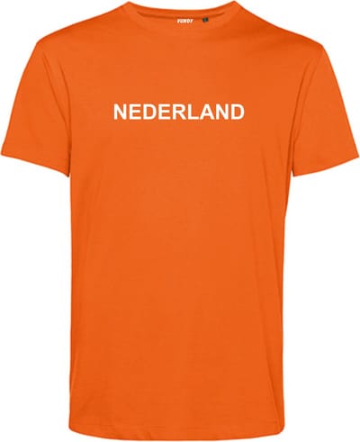 T-shirt Nederland | Koningsdag kleding | oranje t-shirt | Oranje | maat XS