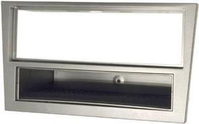 2-DIN frame met bakje Opel Agila CorsaMeriva zilvergrijs