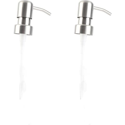 Vervangende Pomp Roestvrij Staal Zeep en Lotion Dispenser Pomp Vervangende Kop voor 26mm 27.4mm Diameter Type 2