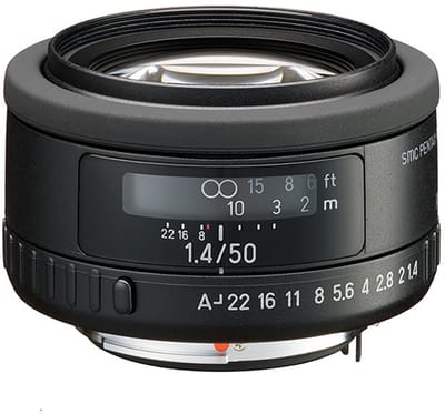SMC FA 50mm f/1.4 Klassiek  Pentax K volbeeld