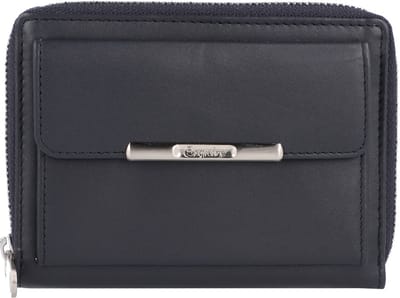 Esquire Leren Portemonnee Helena RFID Wallet Blue Donkerblauw