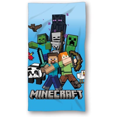 MineCraft - Strandlaken - Badhanddoek - 70x140cm