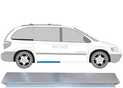 Schuifdeur dorpel reparatiepanel voor Chrysler Voyager 2000-2008