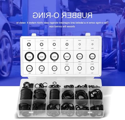 O-Ringen Set van 279 Stuks - Rubber Hydraulische Lijnafdichtingen voor Auto's, Gasket Assortiment en Onderhoud