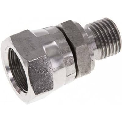 G 3/8'' x G 1/4'' F/M RVS Neusstuk 350 Bar - Hydrauliek - FL2S-FM-ST-038G-014G-I