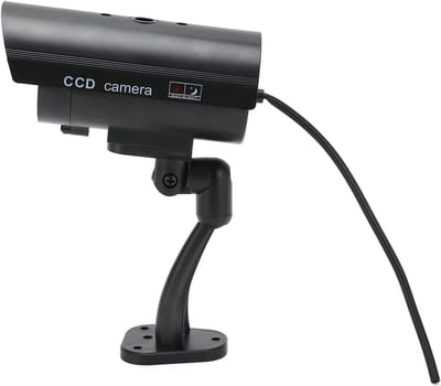 Dummy Beveiligingscamera - Nep Camera - Woning Beveiligen - Realistisch Knipperend LED - 16 x 12 x 7 cm - Wit