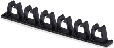 TRU COMPONENTS Kabelclip TC-12533420 Bundel-Ø (bereik) 7.8 mm (max) Zwart 20 stuk(s)