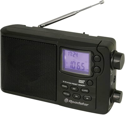 Draagbare Digitale Radio - Transistor Radio - Muziek Luisteren - AM/FM/SW Banden - 24 x 12 x 55 cm - Zwart